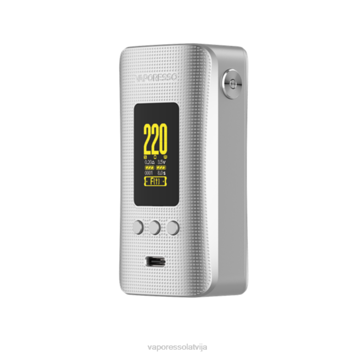 Vaporesso GEN 200 mod gaišs sudrabs FN8J248 Vaporesso Vape Instructions